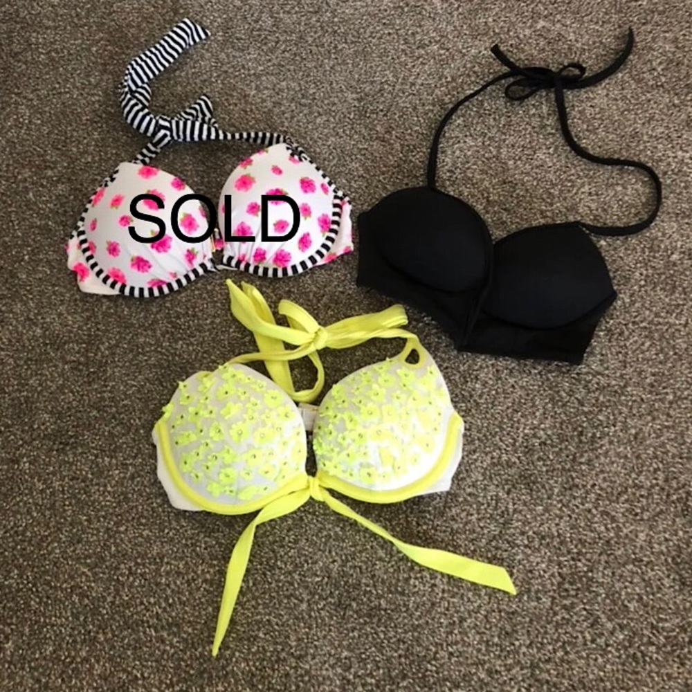 Victoria’s Secret Push Up Bikini Top Bundle